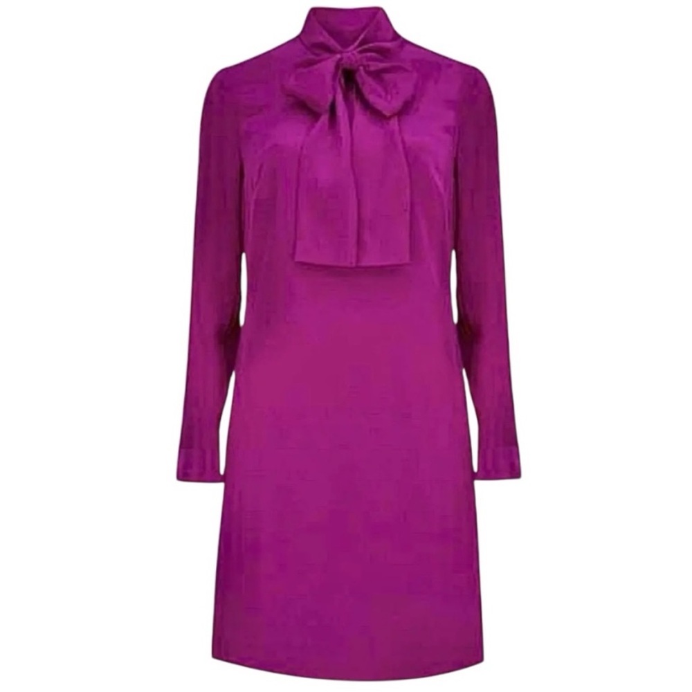 Ted Baker Fuchsia Long Sleeve Dress NWT size 2